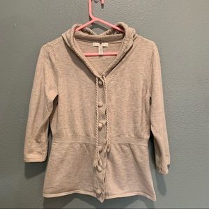 Banana Republic | snap closure casual top with hood